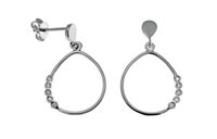 Orecchini Guerretta Gioielli Donna Orecchini Diamante in Oro bianco Diamante 0.08 Ct OB526 - OB526